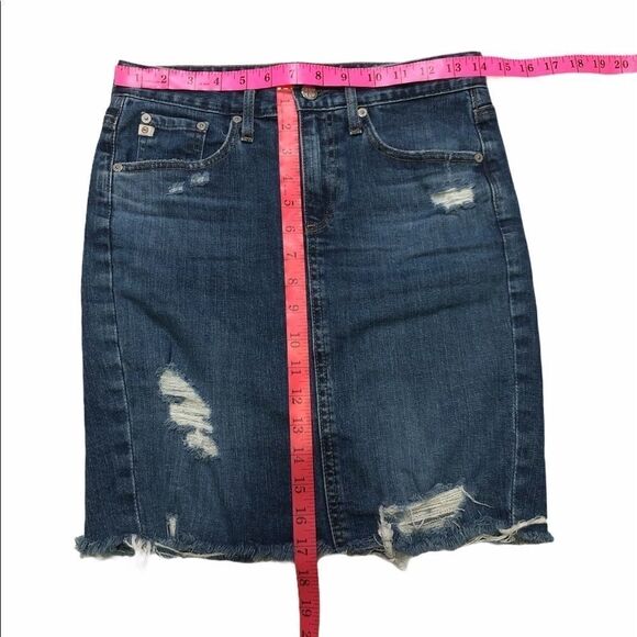 AG Erin The Pencil Skirt Distressed - Picture 8 of 8